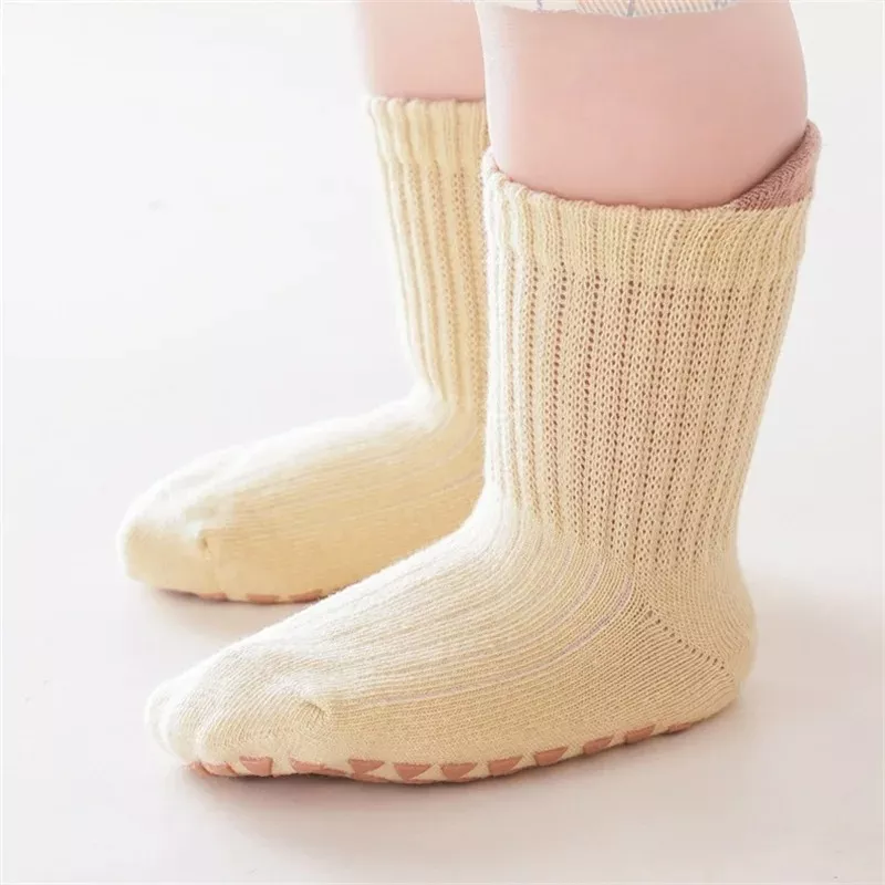 3 Pairs Non-Slip Kids Socks for Toddlers & Babies