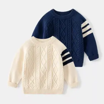 Autumn Winter Kids Cotton Knit Sweater