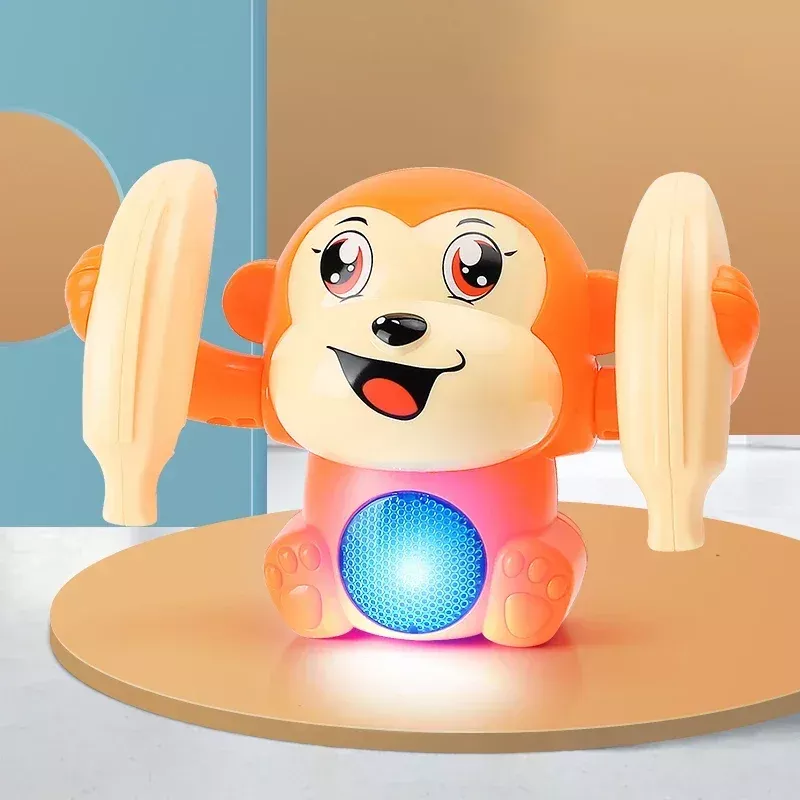 Electric Tumbling Monkey Toy with Lights & Music – Fun & Educational for Kids