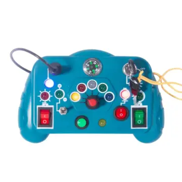 Montessori Busy Board – Educational Travel Toy for Toddlers