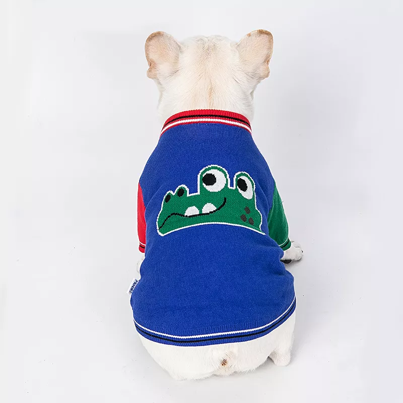 Luxury Crocodile Sweater for Small Dogs - Image 4