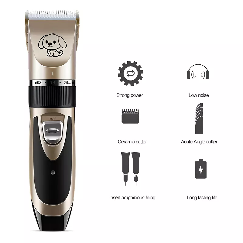 Rechargeable Pet Hair Trimmer for Dogs & Cats - Image 4