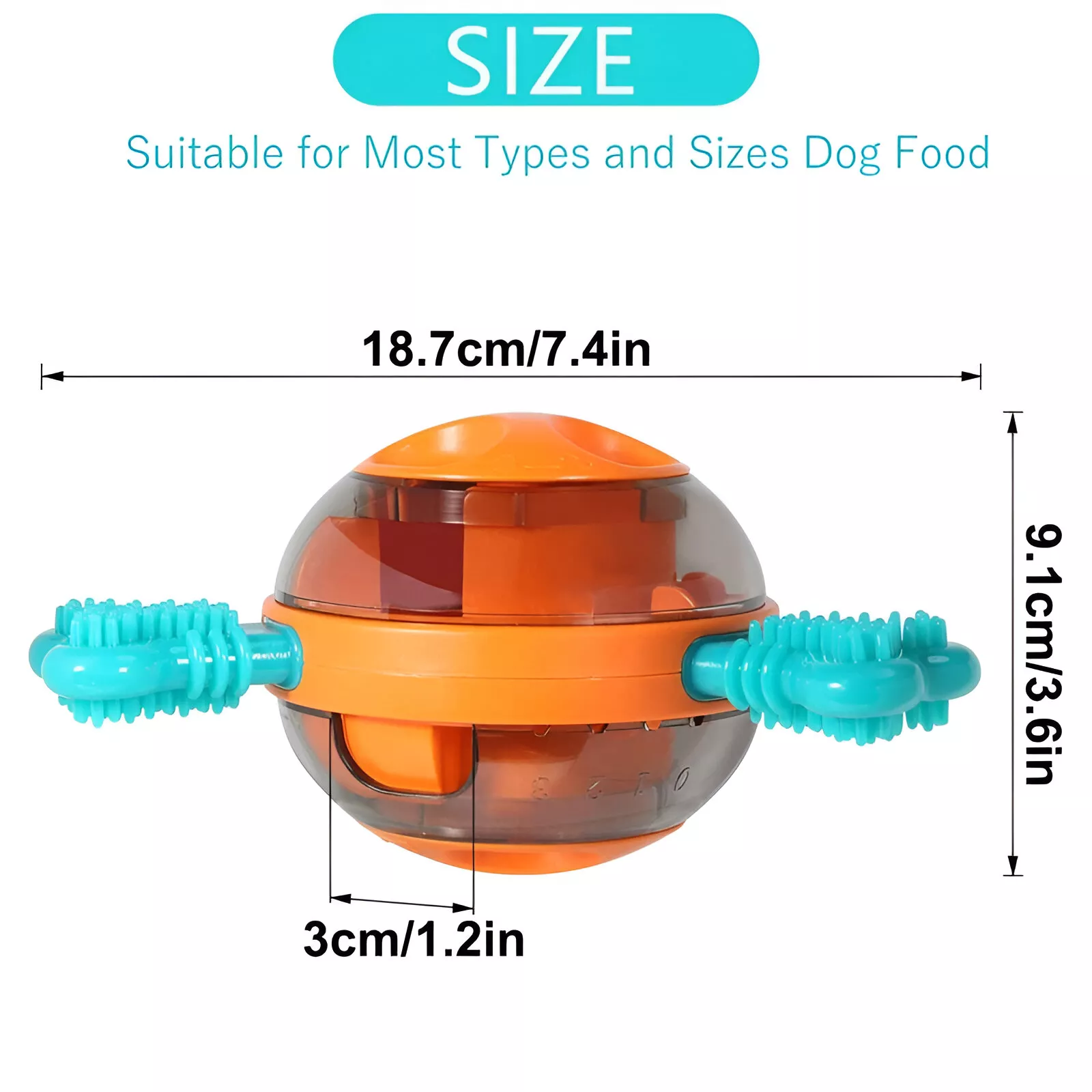 Durable Interactive Dog Chew Toy & Treat Dispenser for Medium & Large Dogs - Image 6