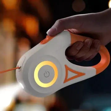 LED Retractable Dog Leash with Luminous Light & Tangle-Free Design