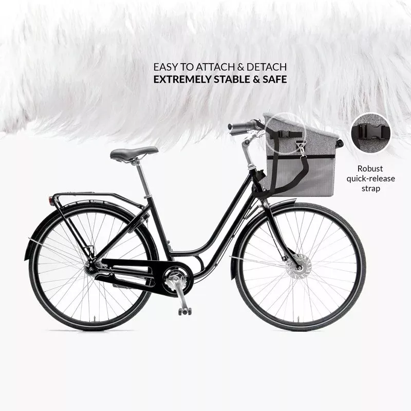 Breathable Padded Bike Dog Carrier - Image 4