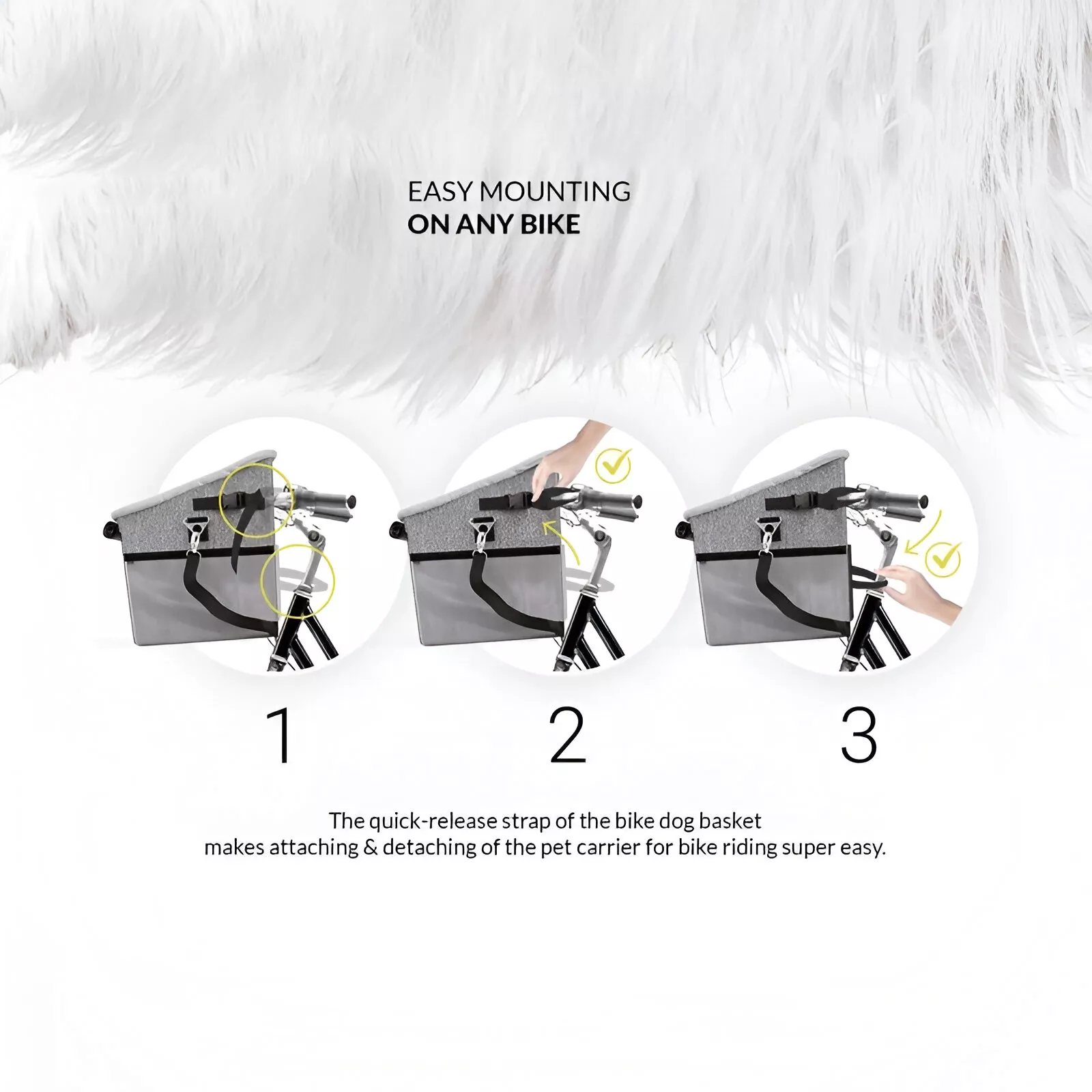 Breathable Padded Bike Dog Carrier - Image 5