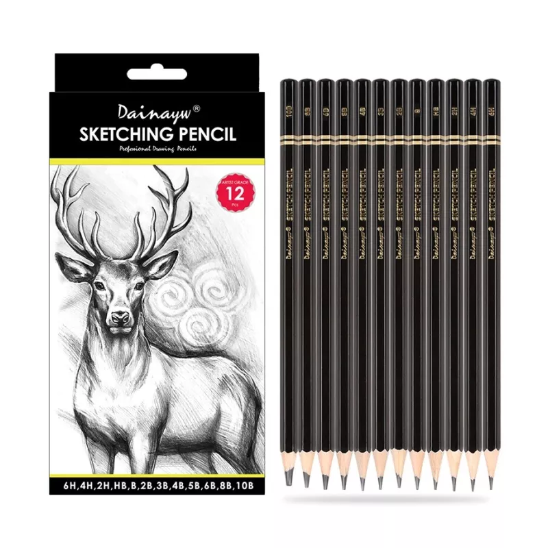 12-Piece Drawing and Sketching Pencil Set for Beginners and Professional Artists - Image 5
