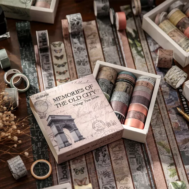 Vintage Butterfly Decorative Washi Tape Set - Image 3