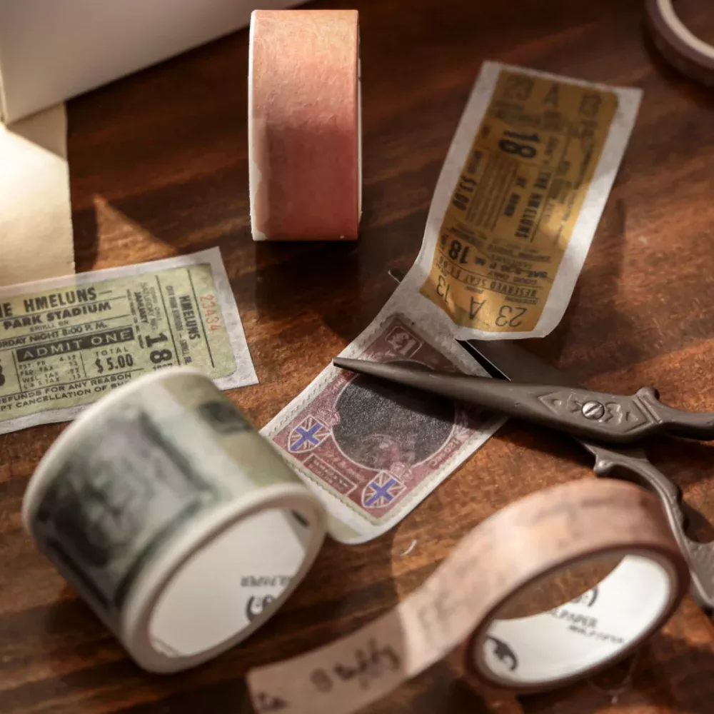 Vintage Butterfly Decorative Washi Tape Set - Image 5