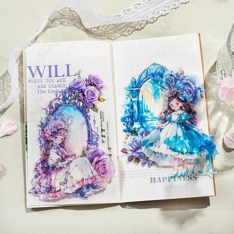 Cute Flower Girl DIY Decoration Set - Image 2