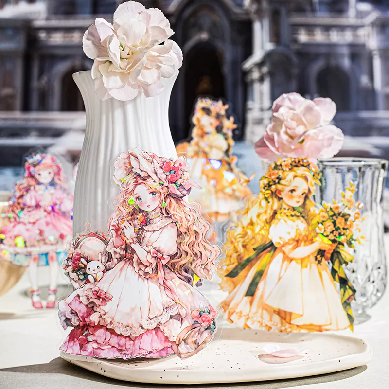 Cute Flower Girl DIY Decoration Set - Image 5