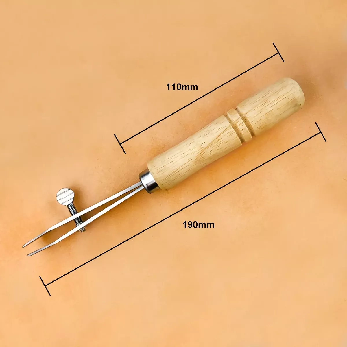 Adjustable Stainless Edge Scriber for Leather Crafting - Image 6