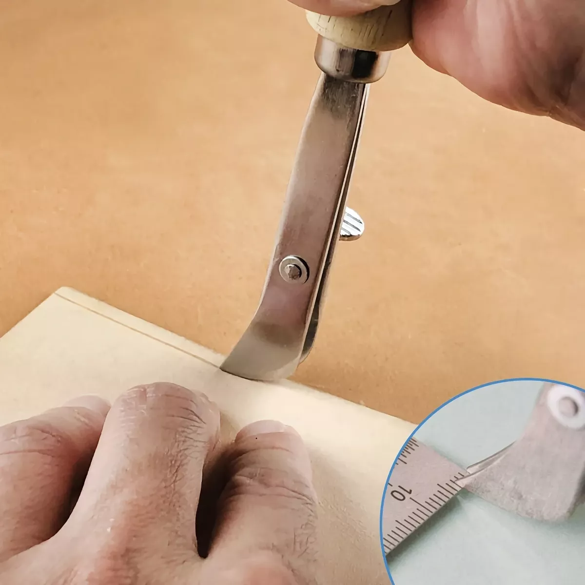 Adjustable Stainless Edge Scriber for Leather Crafting - Image 5