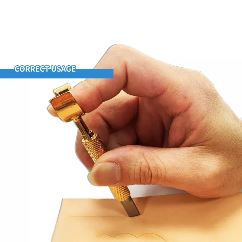 Adjustable Height Leather Swivel Knife - Image 4