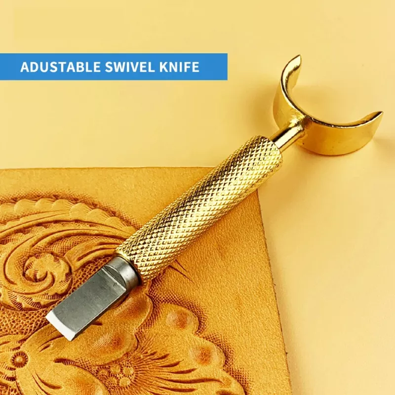 Adjustable Height Leather Swivel Knife - Image 2