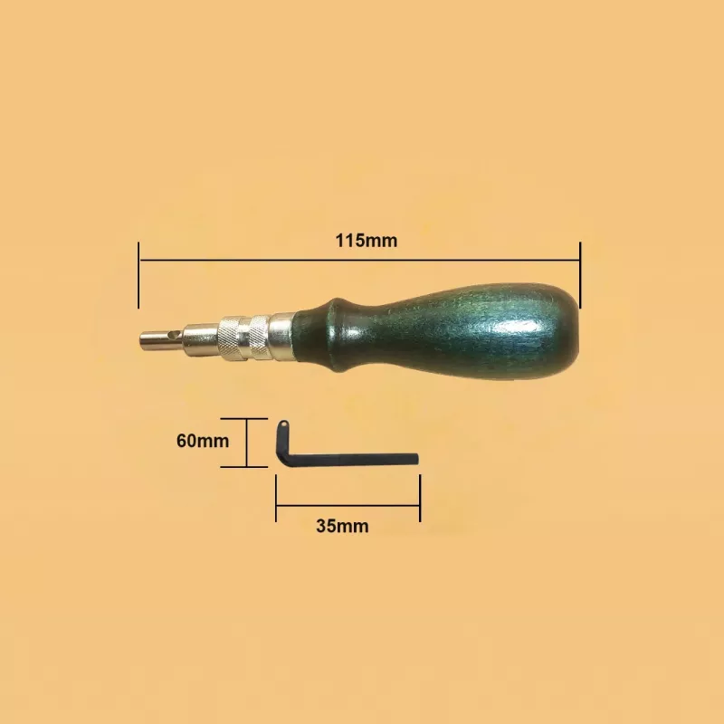 Adjustable Leather Edge Grooving Tool with 1.5mm Steel Tip - Image 6