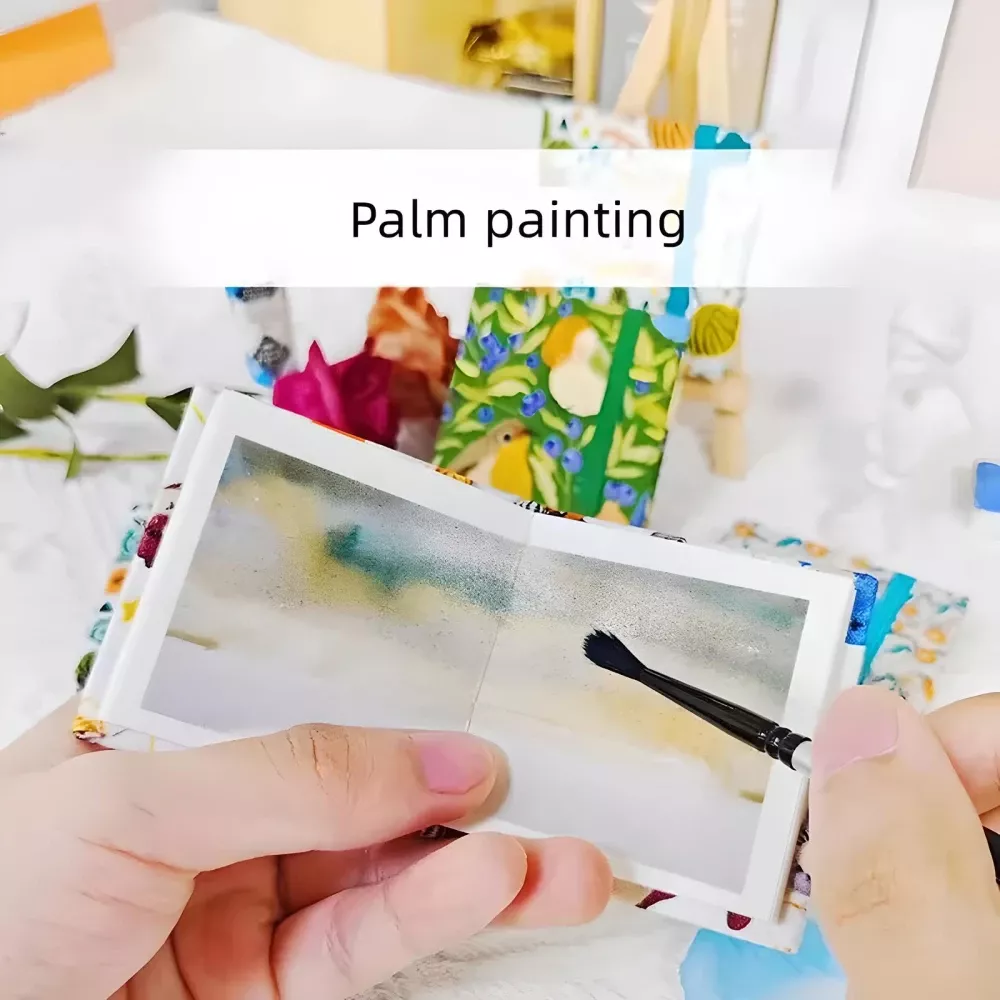 Mini Cotton Watercolor Sketchbook - Image 3