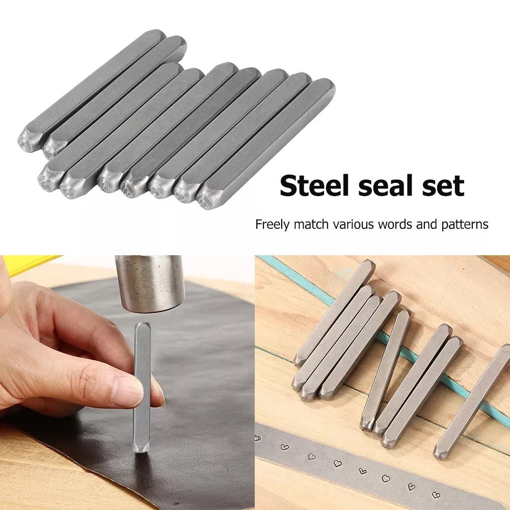 Heart-Shaped Jewelry Metal Stamps Set - Image 2