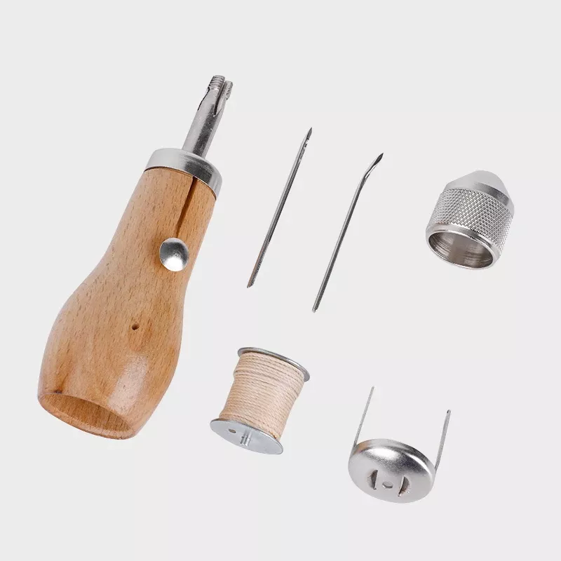 Leather Hand Sewing Kit with Needles, Waxed Thread & Awl – Heavy Duty Stitcher Set for Canvas, Leather, Fabric Repair - Image 4