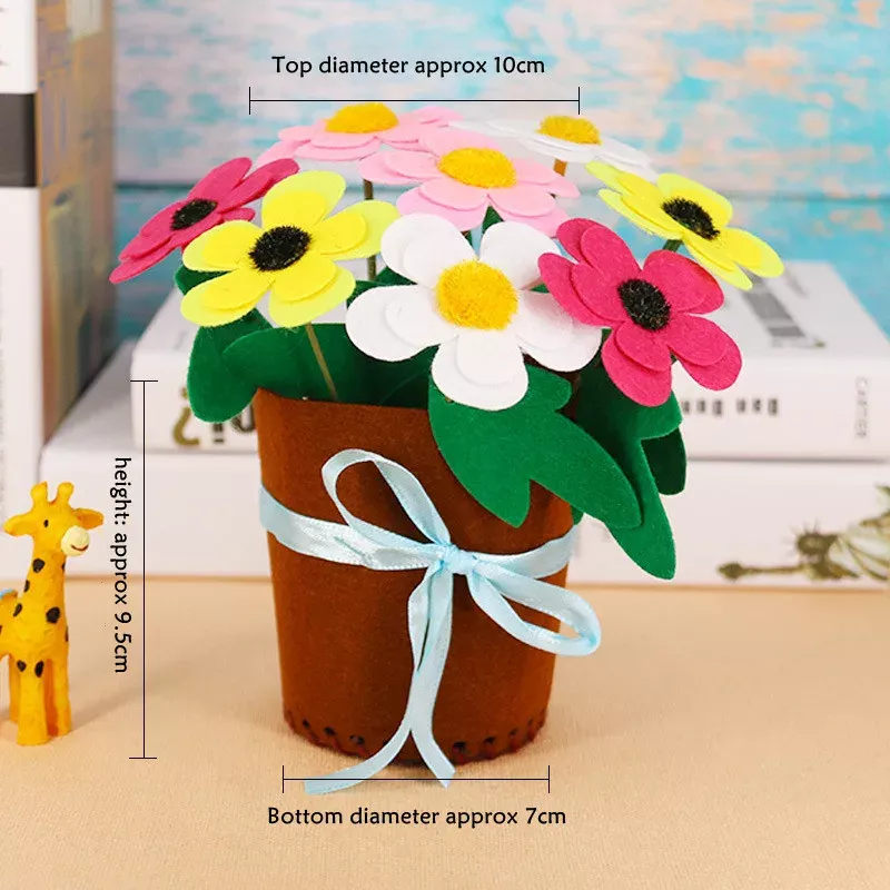 Kids DIY Flower Pot Craft Toy - Image 7