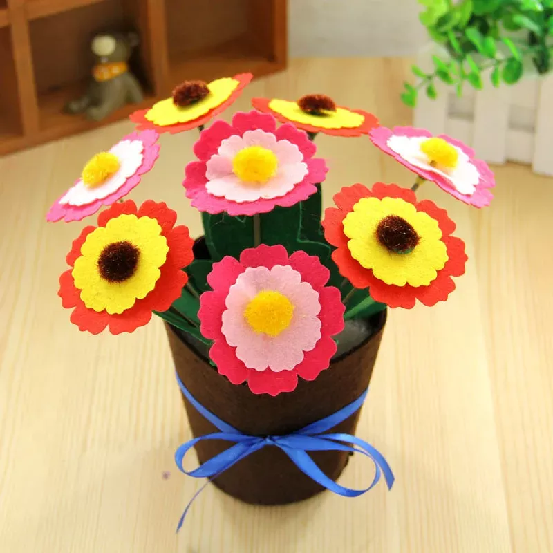 Kids DIY Flower Pot Craft Toy - Image 4
