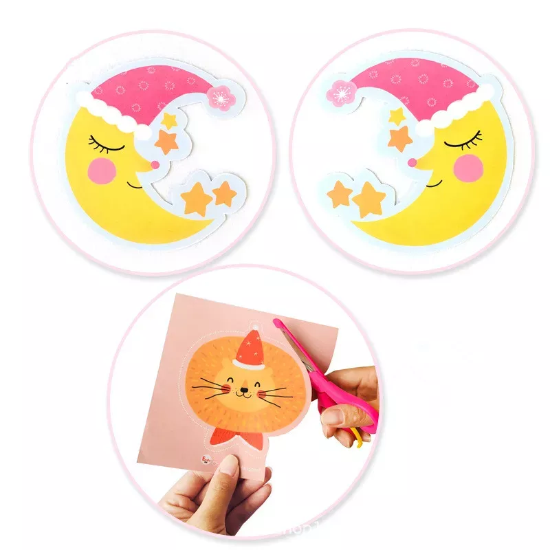 102-Piece Kids 3D Paper Cutting Craft Set - DIY Educational Toys for Children - Image 5