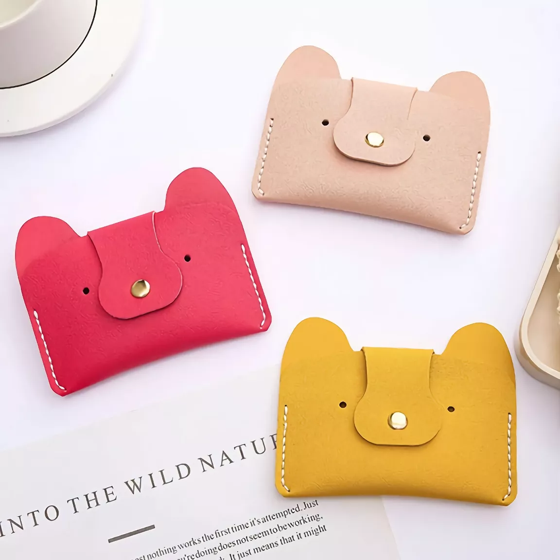 Adorable DIY Puppy Coin Purse Kit - Creative Handcrafted Leather Mini Wallet - Image 4