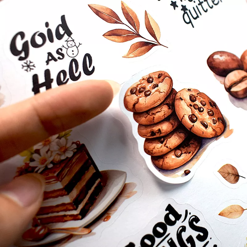 Retro Literary Court Style DIY Sticker Book - Image 3