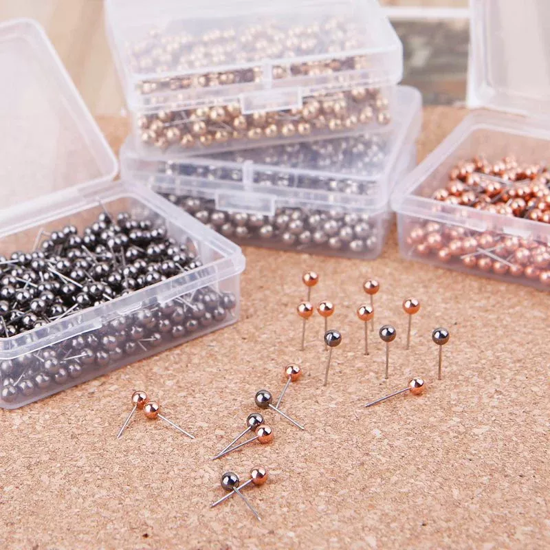 400pcs Ball Head Straight Pins for Dressmaking and Crafts