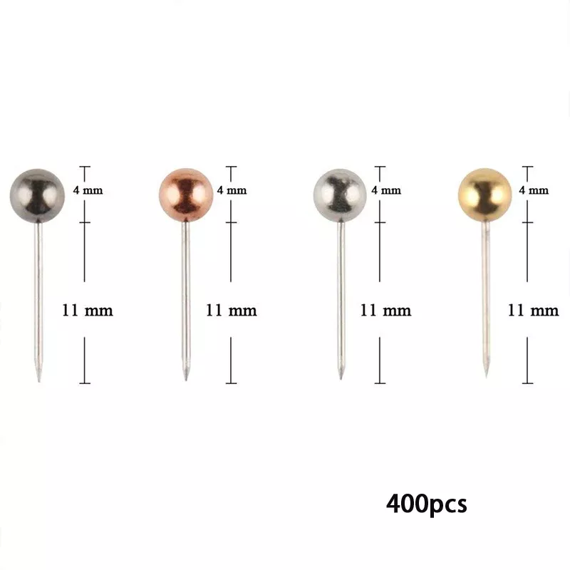 400pcs Ball Head Straight Pins for Dressmaking and Crafts - Image 7