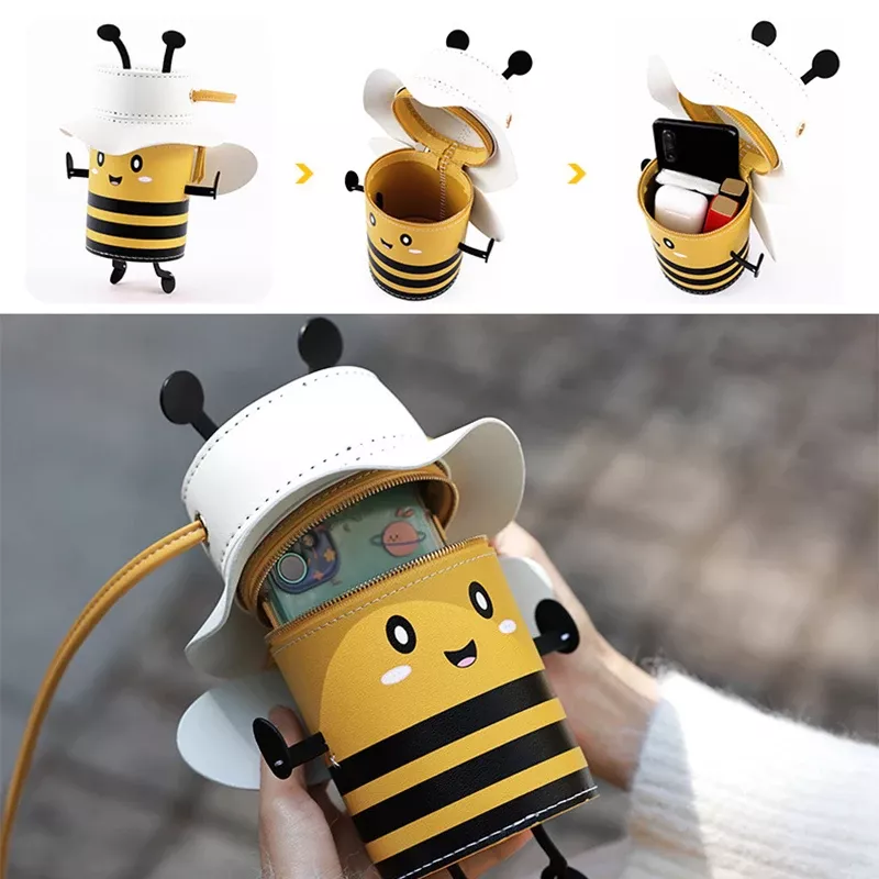 DIY Honeybee Bag Making Kit - Cute Cartoon Shoulder Bag Craft Supplies - Image 5