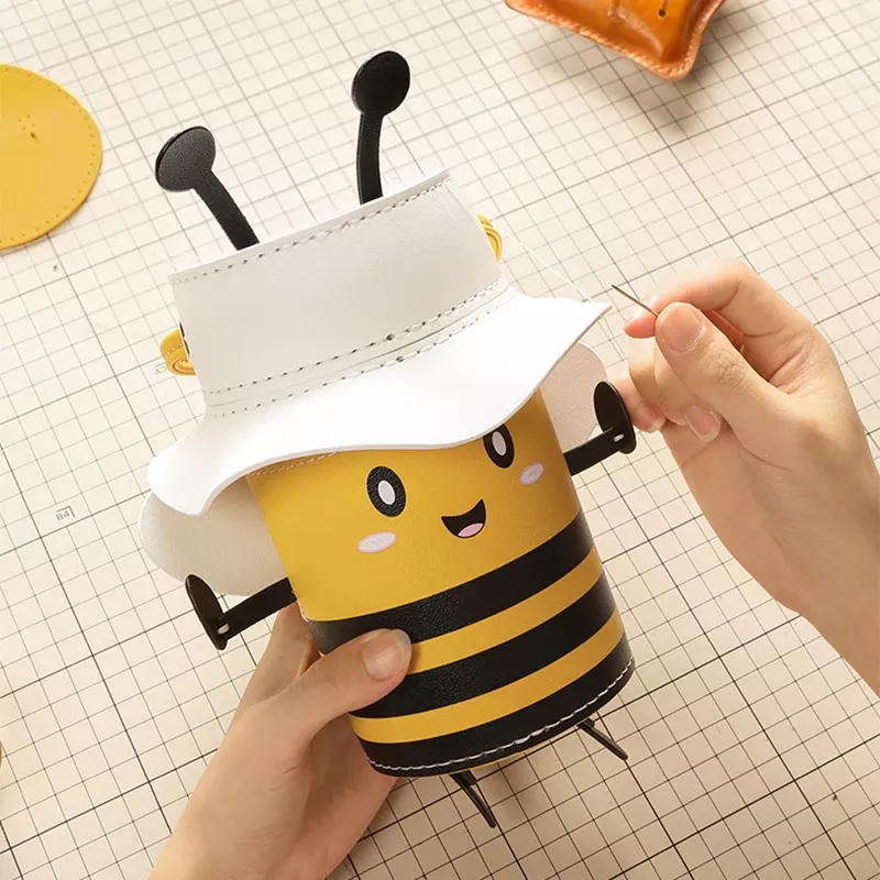 DIY Honeybee Bag Making Kit - Cute Cartoon Shoulder Bag Craft Supplies - Image 2