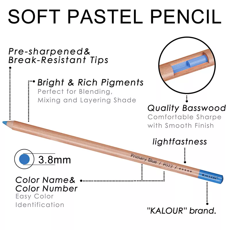 50 Colors Soft Pastel Skin Tint Pencils - Image 4