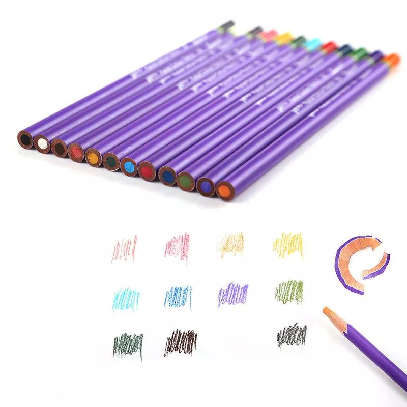 12-Color Pastel Pencils Set - Image 3