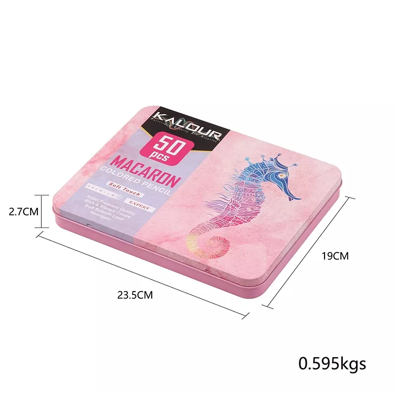 50 Piece Soft Pastel Colored Pencil Set for Sketching and Art Projects - Image 6