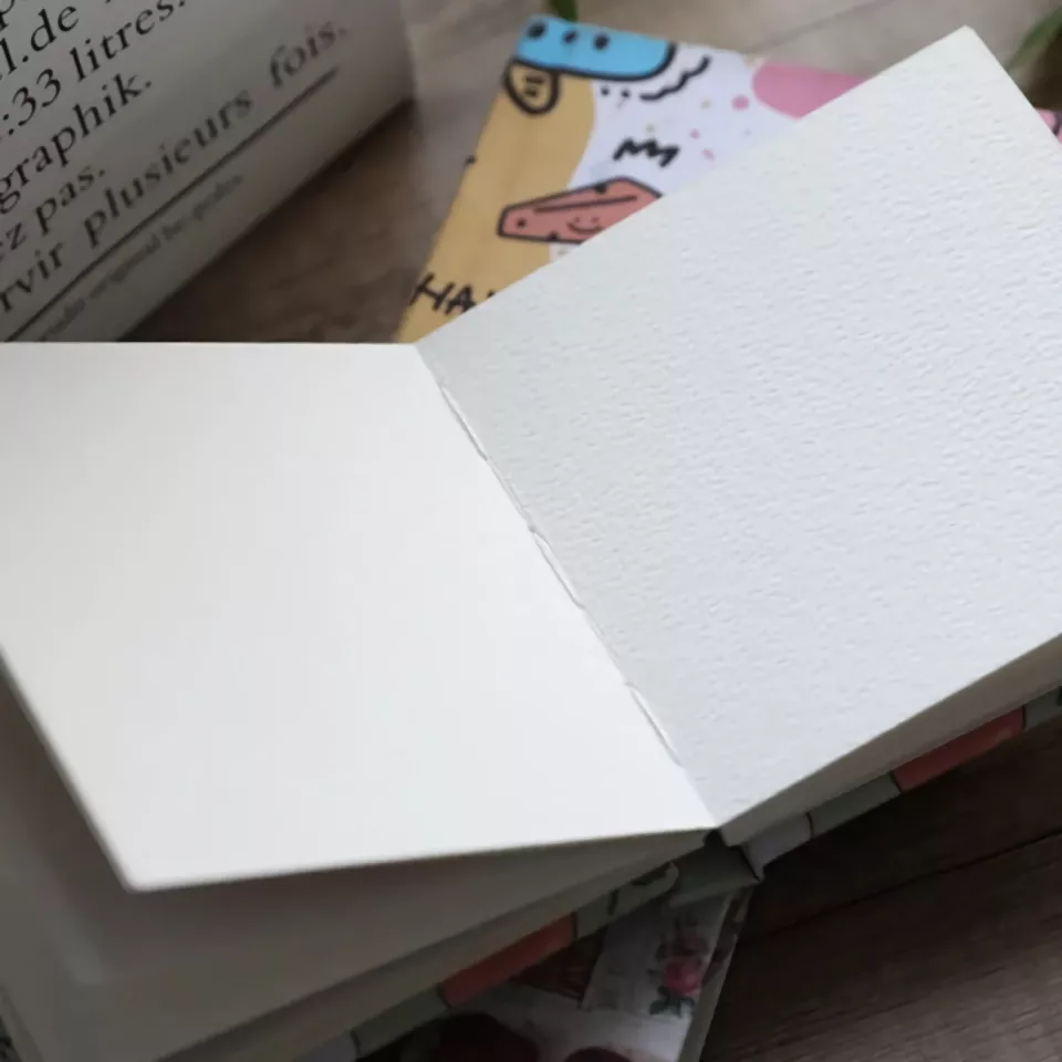 Portable Watercolor Sketchbook - 10cm Cotton Pulp Drawing Paper - Image 4