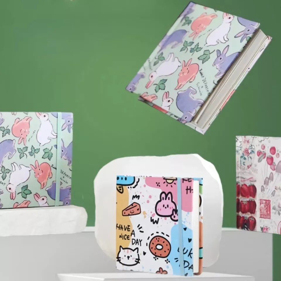 Portable Watercolor Sketchbook - 10cm Cotton Pulp Drawing Paper - Image 3