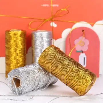 Gold & Silver Cord Gift Wrapping and DIY Craft String