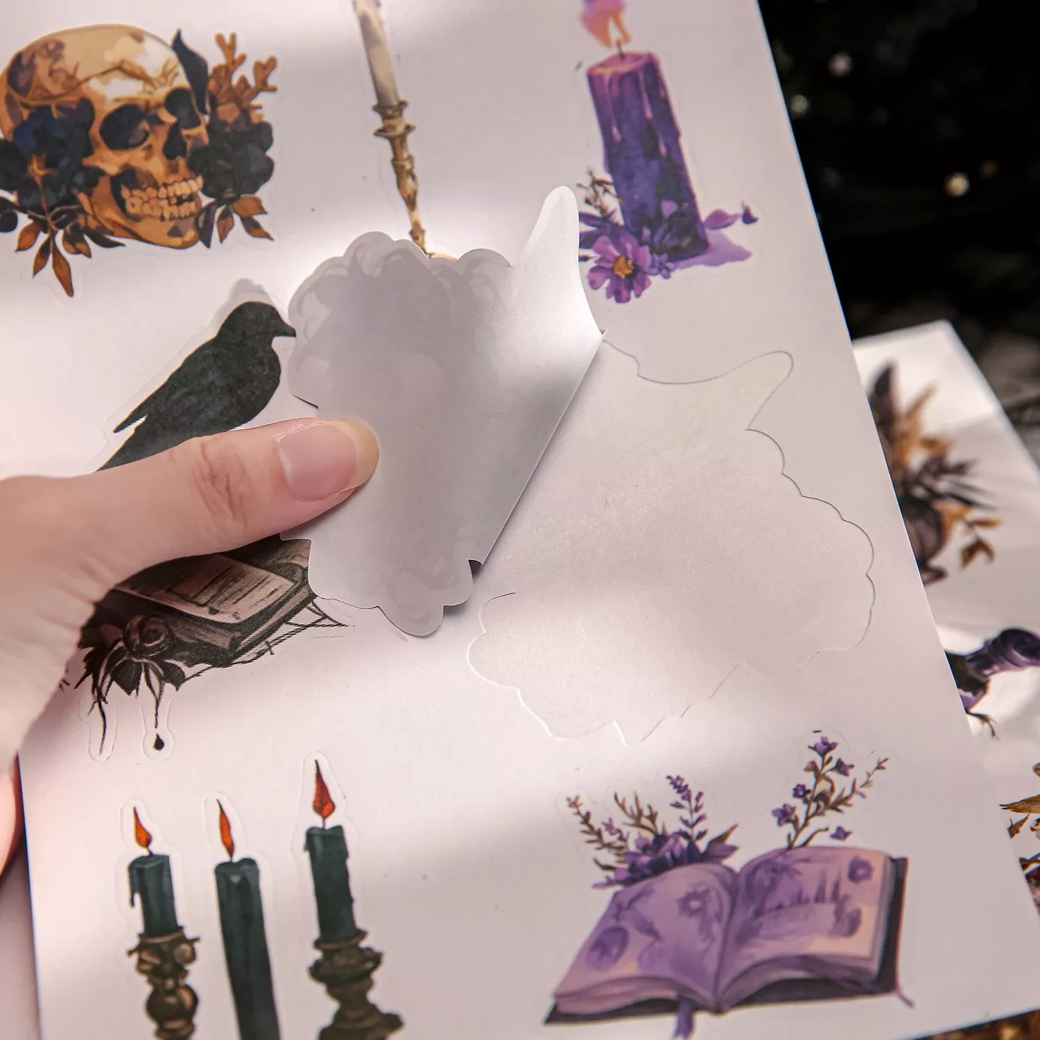 Witch and Dragon Themed Sticker Book for Creative DIY Projects - Image 7