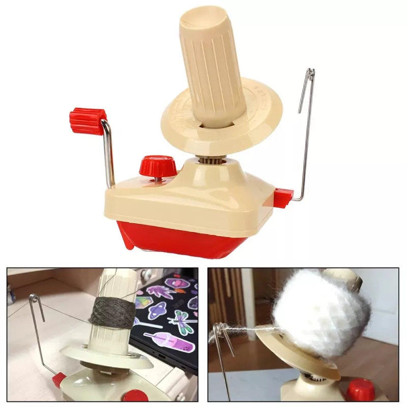 Manual Handheld Wool Winder for DIY Sewing Projects - Image 2