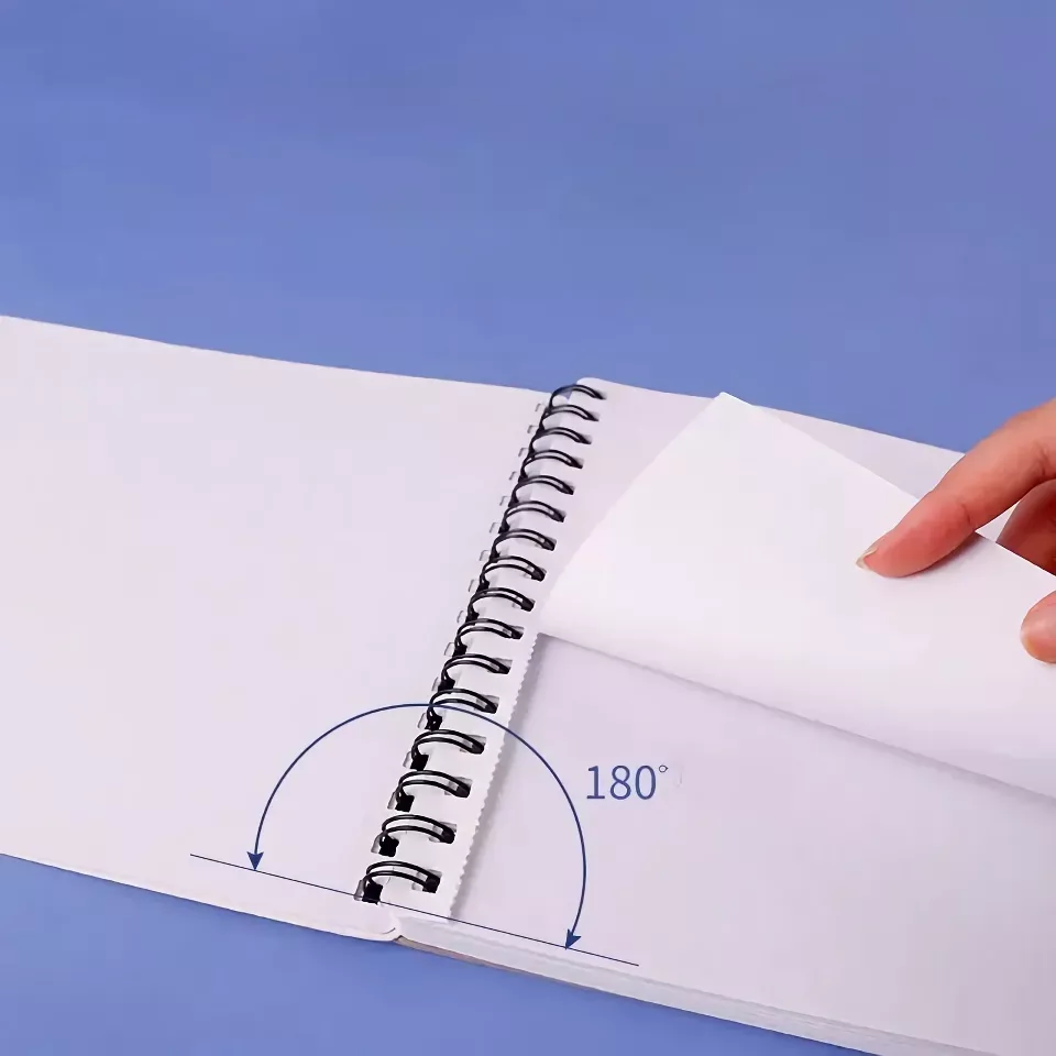 A4/A5 Spiral Bound Cotton Watercolor Book - 30 Thick Sheets, 190g Paper - Image 5