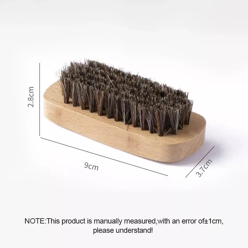Multifunction Beech Wood Horsehair Shoe Cleaning Brush - Image 7