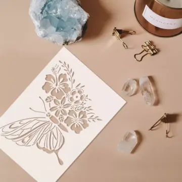 Butterfly DIY Graffiti Stencil for Creative Painting