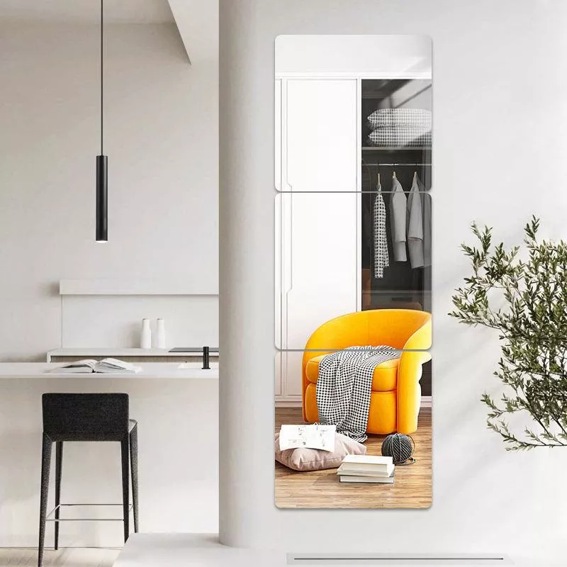 3D Acrylic Mirror Wall Stickers