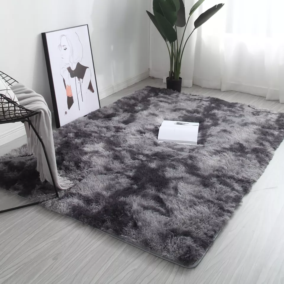 Luxurious Silk Wool Plush Rug - 40x60CM - Image 4