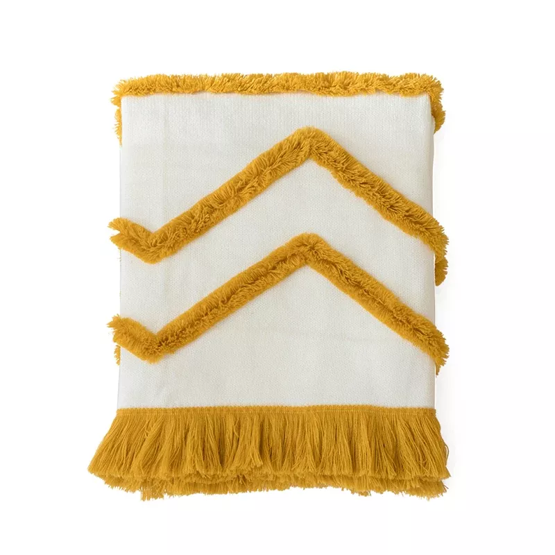 Soft Knit Tassel Throw Blanket - Image 6