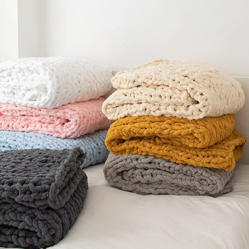 Soft Knit Throw Blanket for Home, Travel & Couch - Image 7