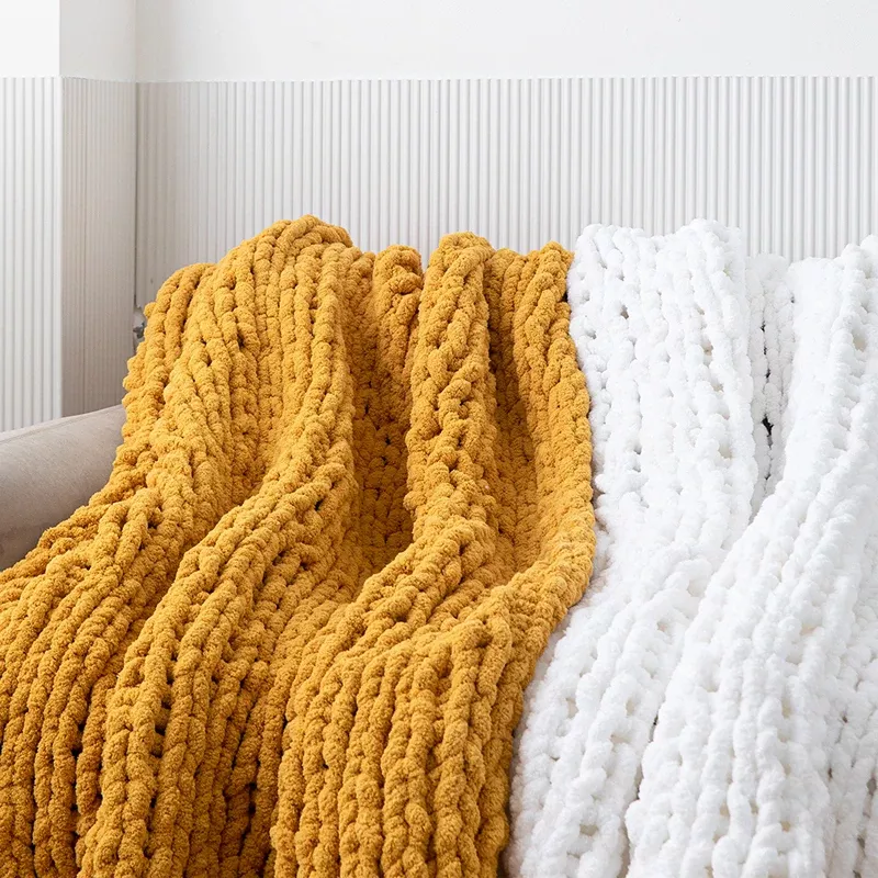 Soft Knit Throw Blanket for Home, Travel & Couch - Image 3