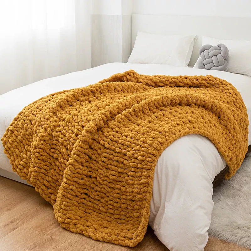 Soft Knit Throw Blanket for Home, Travel & Couch - Image 6