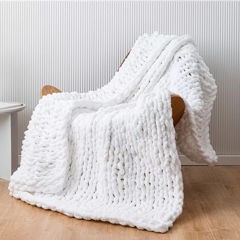 Soft Knit Throw Blanket for Home, Travel & Couch - Image 5